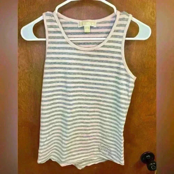 Michael Kors Women’s Tank Top Pink Grey Extra Small - Picture 1 of 4